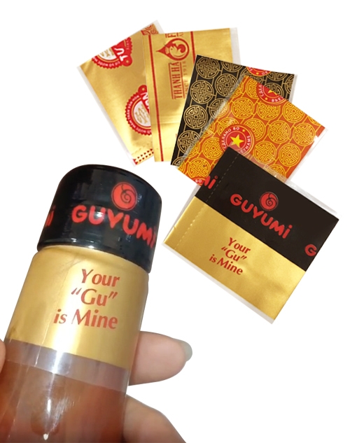 Màng co nắp chai, hũ (in nhũ đồng)