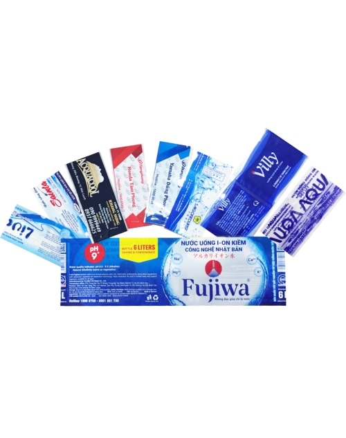 Nhãn chai nước suối