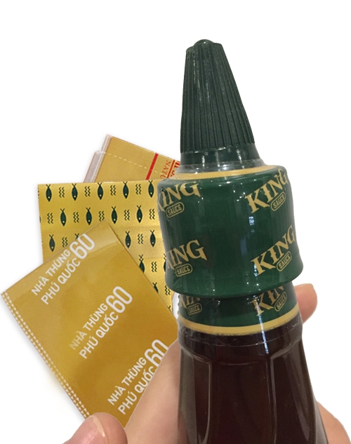 Màng co nắp chai, hũ (in nhũ đồng)