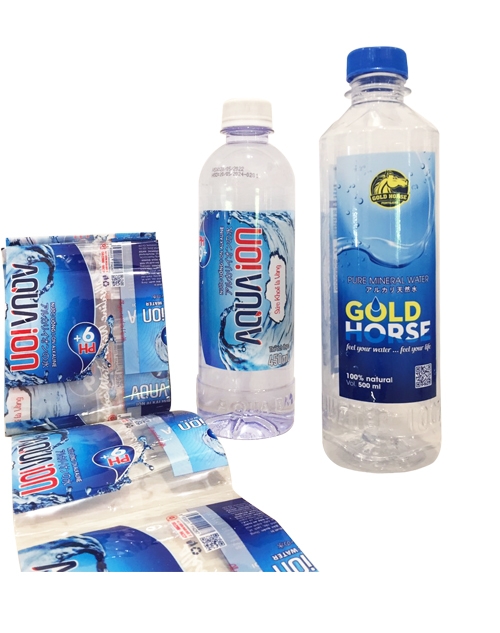 Màng co chai nước dạng cuộn phóng tự động