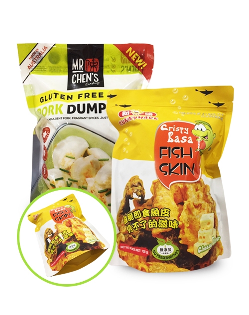 Túi zipper đáy đứng thực phẩm (lớn)